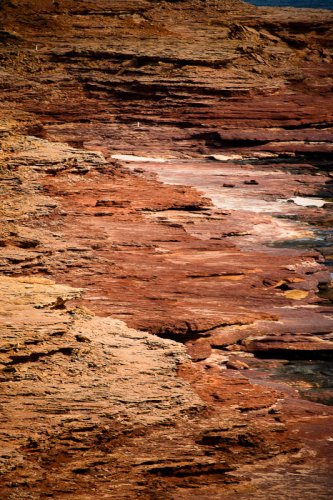 Layered Coastal Sandstone